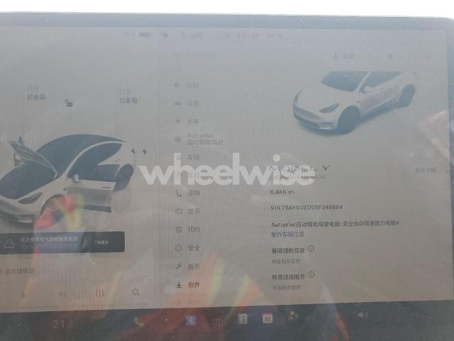 Photo 12 of 2025 TESLA MODEL Y (VIN 7SAYGDED0SF240884)