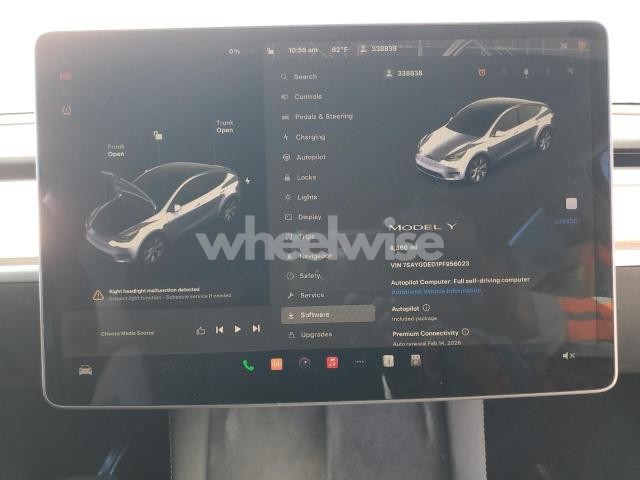 Photo 4 of 2023 TESLA MODEL Y (VIN 7SAYGDED1PF956023)