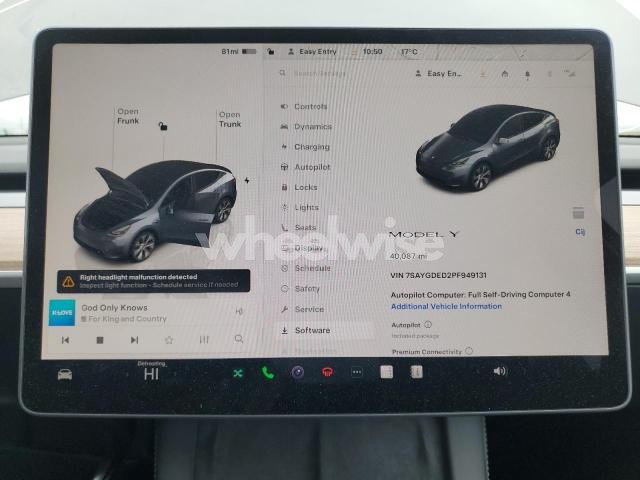 2023 TESLA MODEL Y (VIN 7SAYGDED2PF949131) main photo