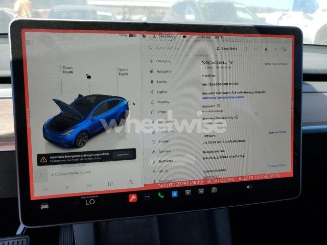 Photo 4 of 2024 TESLA MODEL Y (VIN 7SAYGDED2RF105318)