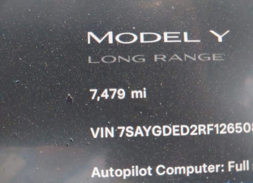 Photo 15 of 2024 Tesla Model Y LONG RANGE DUAL MOTOR ALL-WHEEL DRIVE/RWD (VIN 7SAYGDED2RF126508)