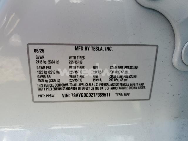 Photo 3 of 2026 TESLA MODEL Y N/A (VIN 7SAYGDED2TF389511)