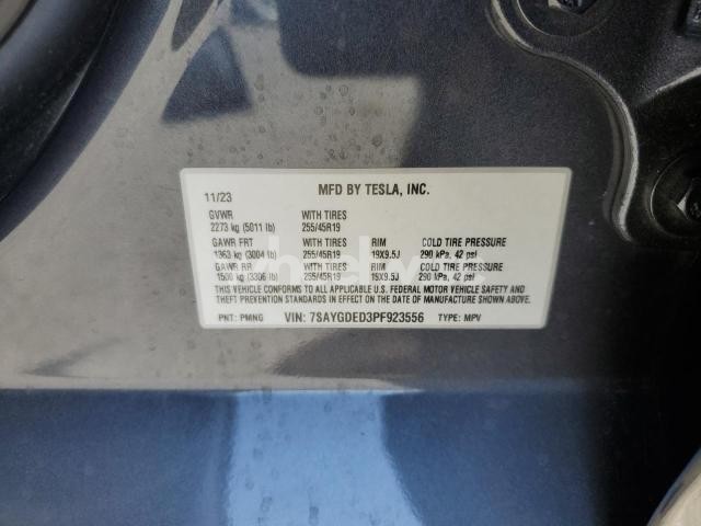 Photo 5 of 2023 TESLA MODEL Y (VIN 7SAYGDED3PF923556)