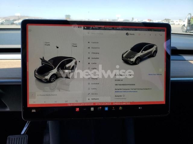 Photo 6 of 2023 TESLA MODEL Y (VIN 7SAYGDED3PF923556)