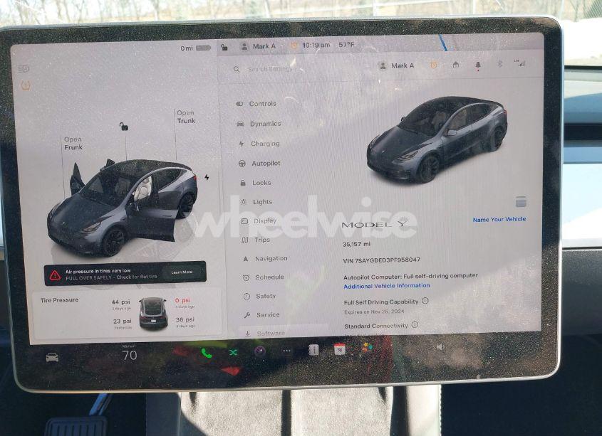Photo 7 of 2023 Tesla Model Y RWD (VIN 7SAYGDED3PF958047)