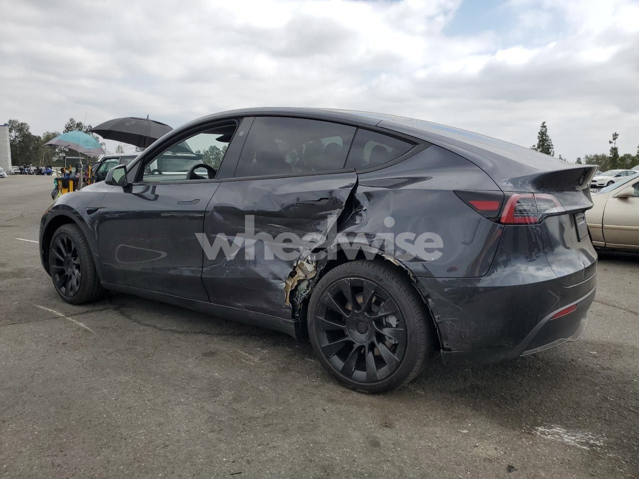 Photo 2 of 2024 TESLA MODEL Y (VIN 7SAYGDED3RF097682)
