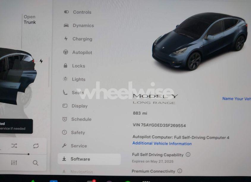 Photo 7 of 2025 Tesla Model Y LONG RANGE DUAL MOTOR ALL-WHEEL DRIVE (VIN 7SAYGDED3SF269554)