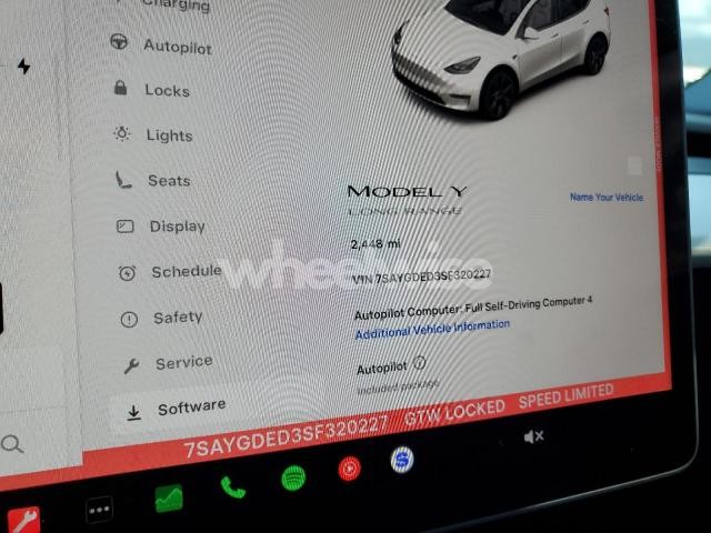 Photo 12 of 2025 TESLA MODEL Y (VIN 7SAYGDED3SF320227)
