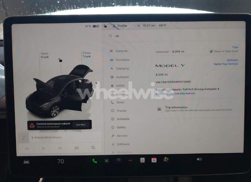 Photo 7 of 2024 Tesla Model Y LONG RANGE DUAL MOTOR ALL-WHEEL DRIVE/RWD (VIN 7SAYGDED4RF072600)