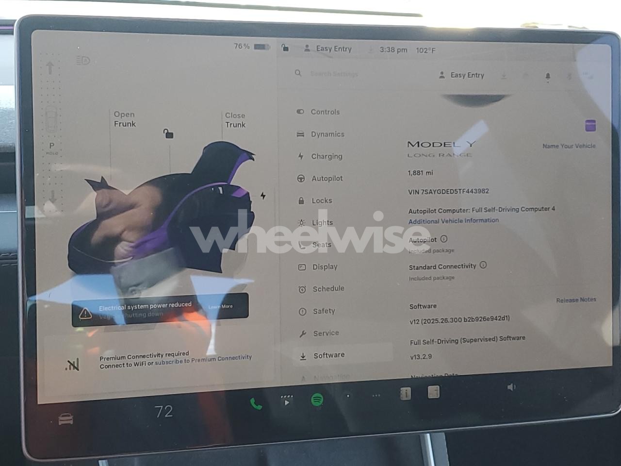 Photo 9 of 2026 TESLA MODEL Y (VIN 7SAYGDED5TF443982)