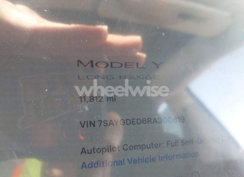 Photo 7 of 2024 Tesla Model Y LONG RANGE DUAL MOTOR ALL-WHEEL DRIVE/RWD (VIN 7SAYGDED6RA300819)