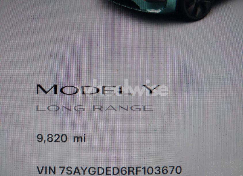 Photo 7 of 2024 Tesla Model Y LONG RANGE DUAL MOTOR ALL-WHEEL DRIVE/RWD (VIN 7SAYGDED6RF103670)