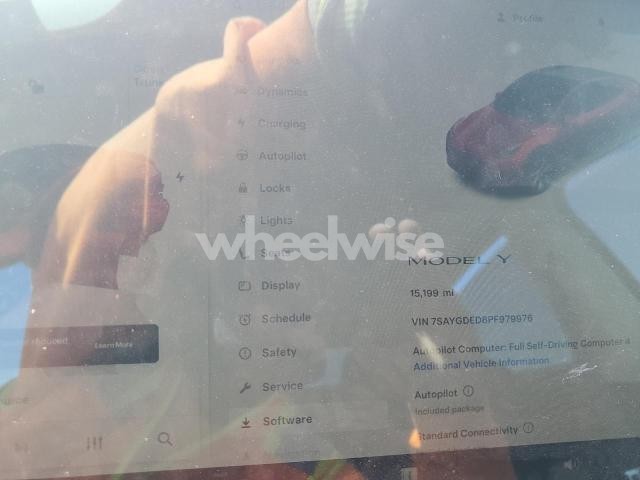 Photo 13 of 2023 TESLA MODEL Y (VIN 7SAYGDED8PF979976)