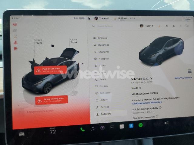 Photo 4 of 2024 TESLA MODEL Y (VIN 7SAYGDED8RF158606)