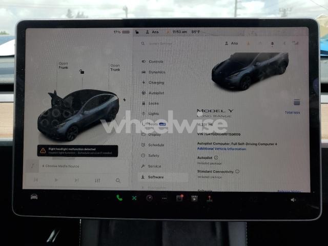 Photo 5 of 2024 TESLA MODEL Y (VIN 7SAYGDED8RF159609)