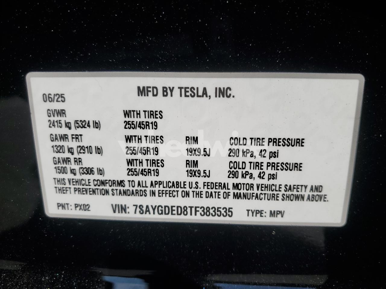 Photo 12 of 2026 TESLA MODEL Y (VIN 7SAYGDED8TF383535)