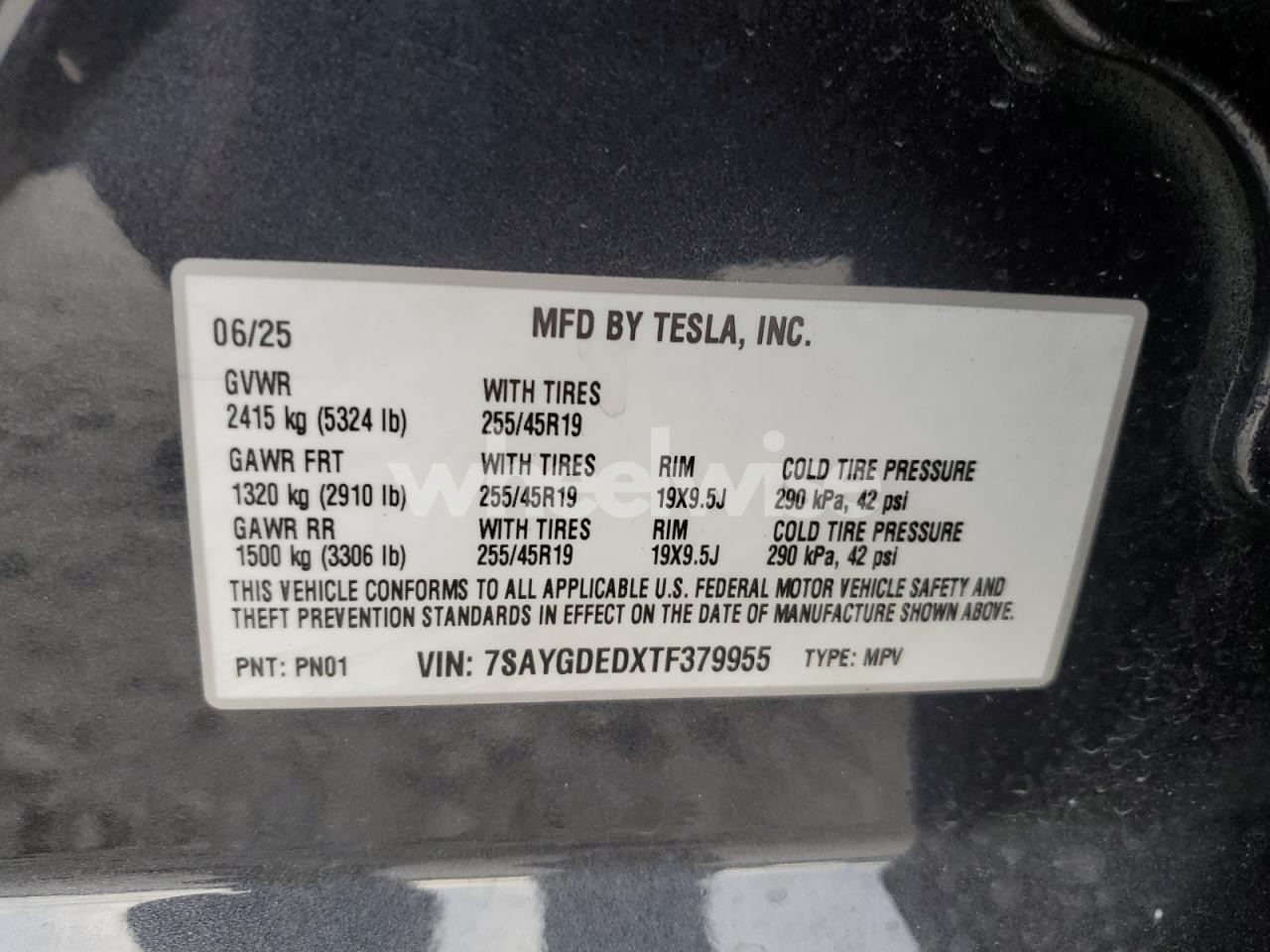 Photo 13 of 2026 TESLA MODEL Y (VIN 7SAYGDEDXTF379955)