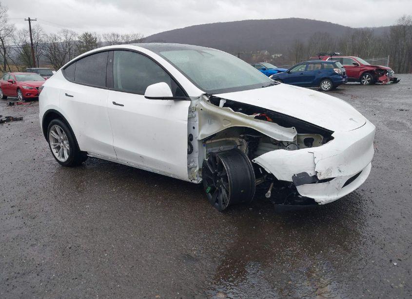 2023 Tesla Model Y AWD/LONG RANGE DUAL MOTOR ALL-WHEEL DRIVE (VIN 7SAYGDEE0PA144654) main photo
