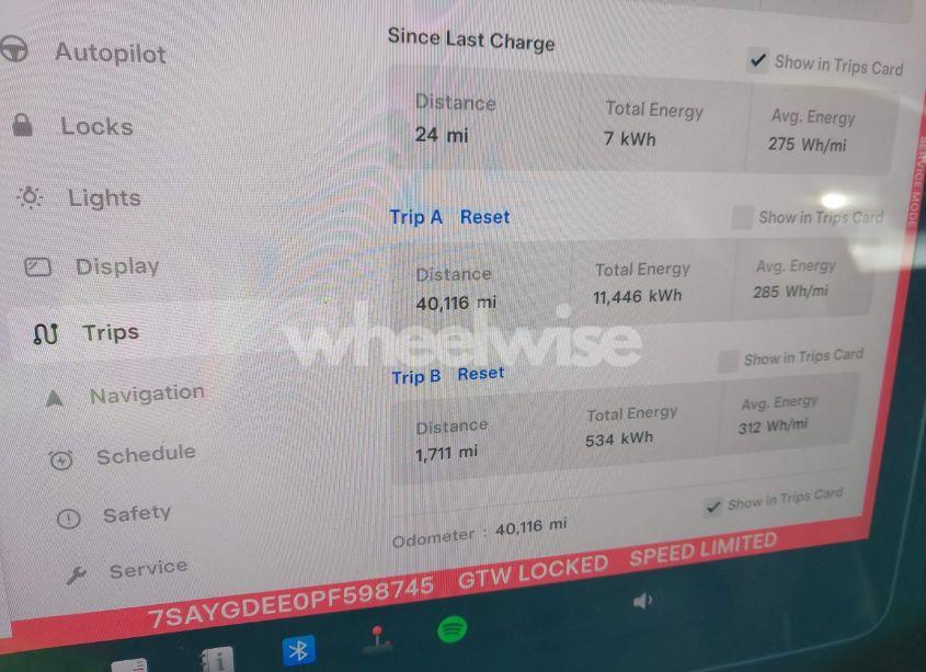 Photo 7 of 2023 Tesla Model Y AWD/LONG RANGE DUAL MOTOR ALL-WHEEL DRIVE (VIN 7SAYGDEE0PF598745)