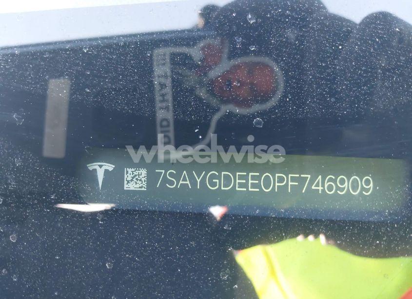 Photo 9 of 2023 Tesla Model Y AWD/LONG RANGE DUAL MOTOR ALL-WHEEL DRIVE (VIN 7SAYGDEE0PF746909)