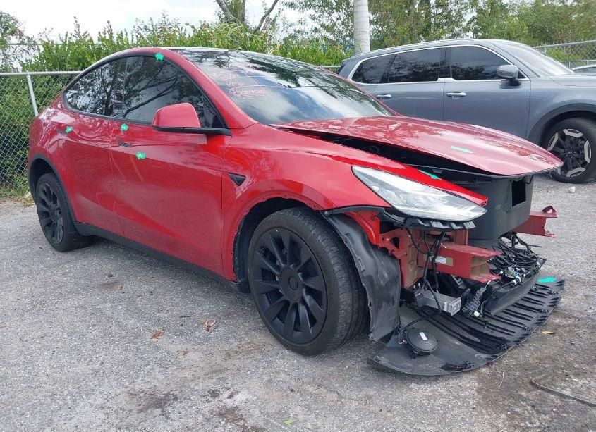 2023 Tesla Model Y AWD/LONG RANGE DUAL MOTOR ALL-WHEEL DRIVE (VIN 7SAYGDEE1PA146297) main photo