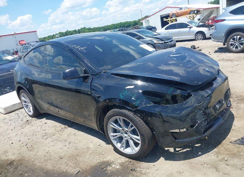 2024 Tesla Model Y LONG RANGE DUAL MOTOR ALL-WHEEL DRIVE (VIN 7SAYGDEE1RA251456) main photo