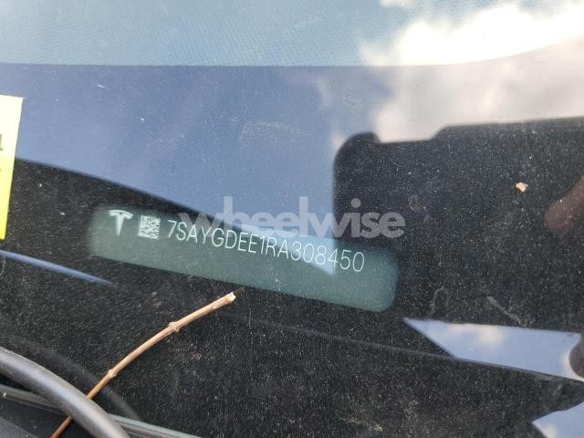 Photo 12 of 2024 TESLA MODEL Y (VIN 7SAYGDEE1RA308450)