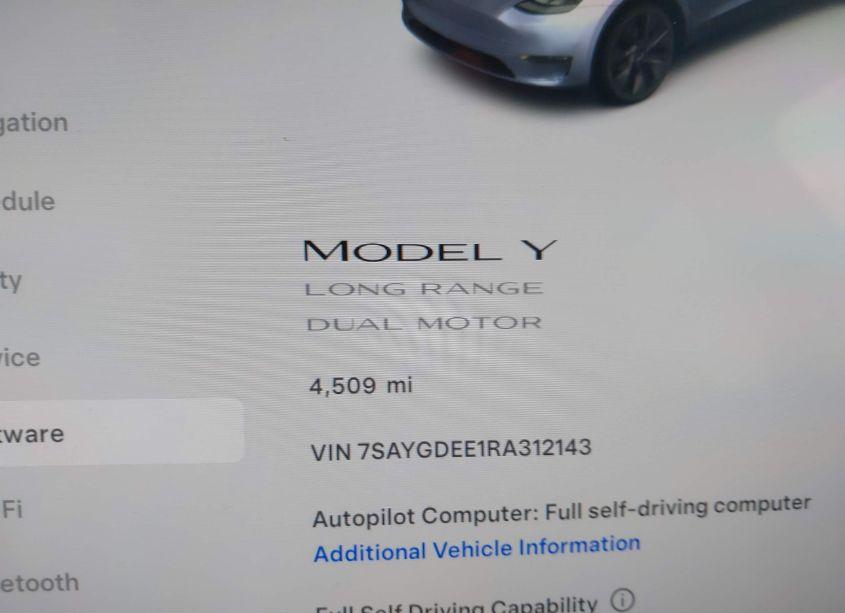 Photo 16 of 2024 Tesla Model Y LONG RANGE DUAL MOTOR ALL-WHEEL DRIVE (VIN 7SAYGDEE1RA312143)