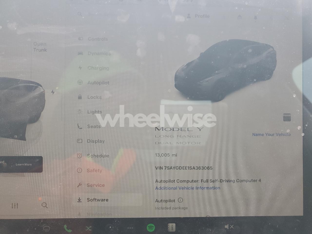Photo 9 of 2025 TESLA MODEL Y (VIN 7SAYGDEE1SA363065)