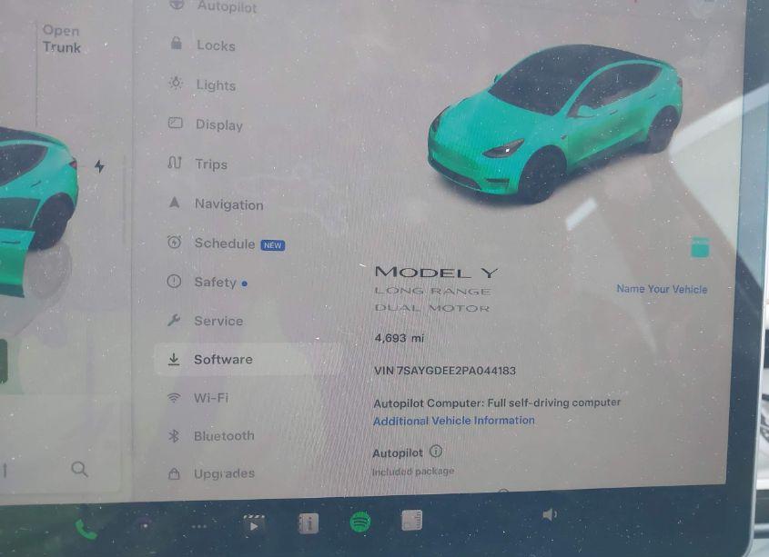 Photo 15 of 2023 Tesla Model Y AWD/LONG RANGE DUAL MOTOR ALL-WHEEL DRIVE (VIN 7SAYGDEE2PA044183)