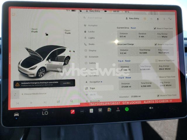 Photo 7 of 2023 TESLA MODEL Y (VIN 7SAYGDEE2PA138337)