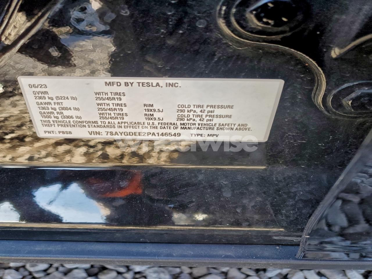 Photo 13 of 2023 TESLA MODEL Y (VIN 7SAYGDEE2PA146549)