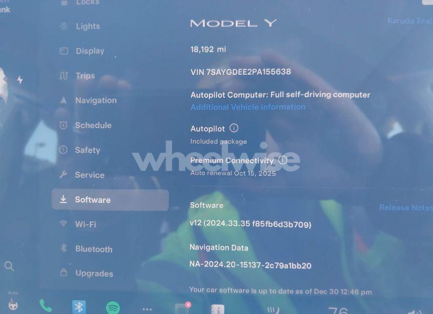 Photo 7 of 2023 Tesla Model Y AWD/LONG RANGE DUAL MOTOR ALL-WHEEL DRIVE (VIN 7SAYGDEE2PA155638)