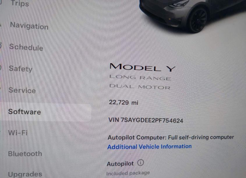 Photo 15 of 2023 Tesla Model Y (VIN 7SAYGDEE2PF754624)