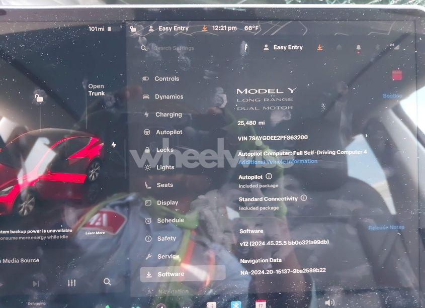 Photo 7 of 2023 Tesla Model Y AWD/LONG RANGE DUAL MOTOR ALL-WHEEL DRIVE (VIN 7SAYGDEE2PF863200)