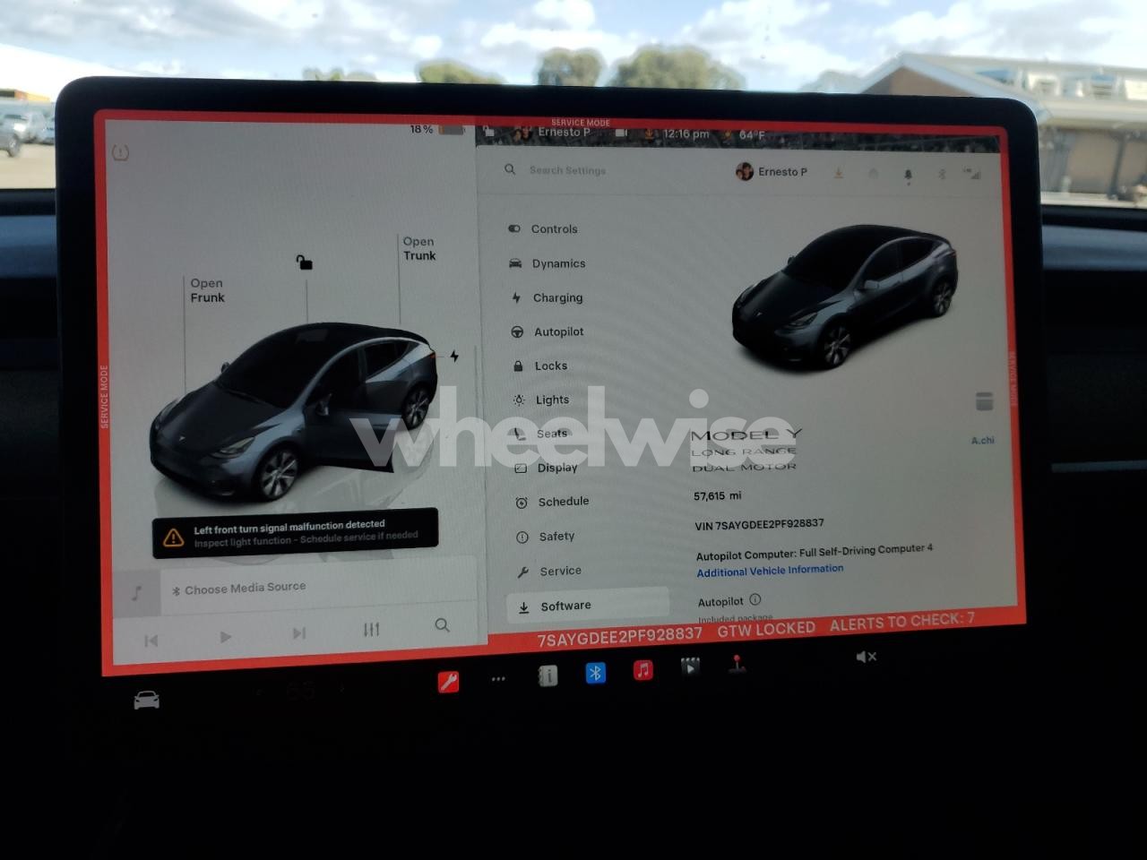 Photo 9 of 2023 TESLA MODEL Y (VIN 7SAYGDEE2PF928837)