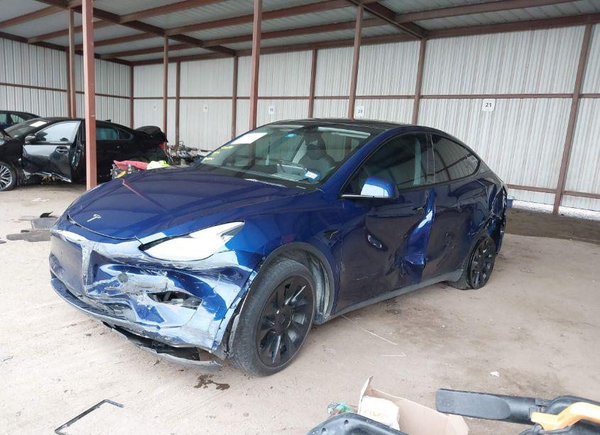 Photo 2 of 2022 Tesla Model Y LONG RANGE DUAL MOTOR ALL-WHEEL DRIVE (VIN 7SAYGDEE3NA001744)