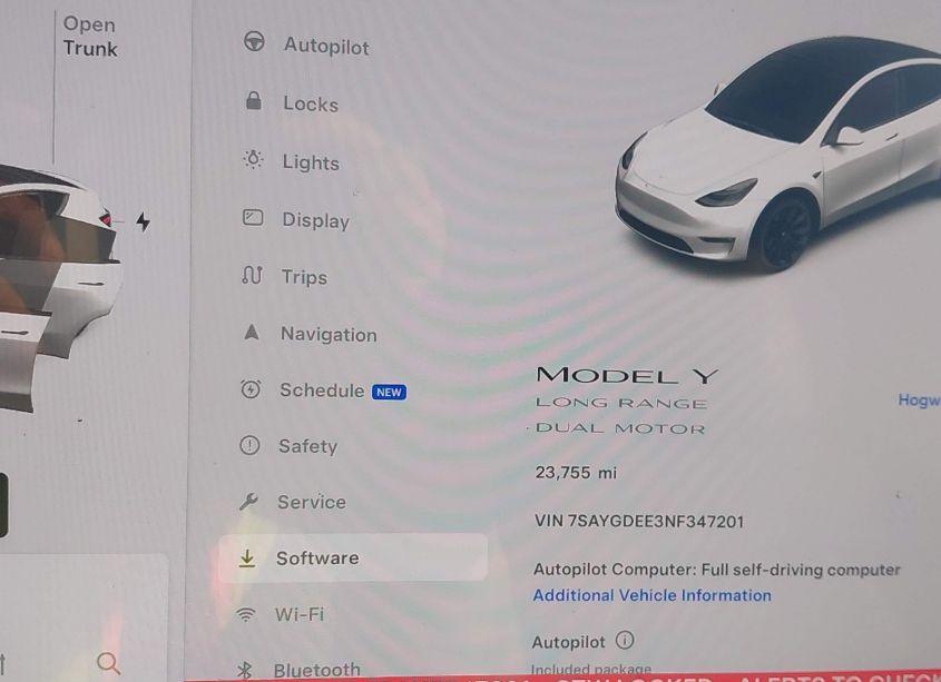 Photo 16 of 2022 Tesla Model Y LONG RANGE DUAL MOTOR ALL-WHEEL DRIVE (VIN 7SAYGDEE3NF347201)
