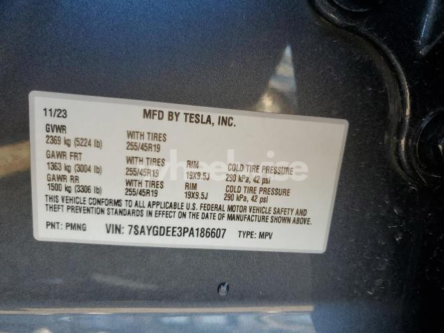 Photo 12 of 2023 TESLA MODEL Y (VIN 7SAYGDEE3PA186607)