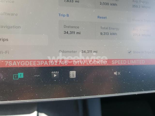 Photo 11 of 2023 TESLA MODEL Y (VIN 7SAYGDEE3PA192746)