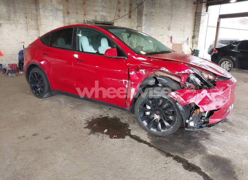 2023 Tesla Model Y AWD/LONG RANGE DUAL MOTOR ALL-WHEEL DRIVE (VIN 7SAYGDEE3PF618454) main photo