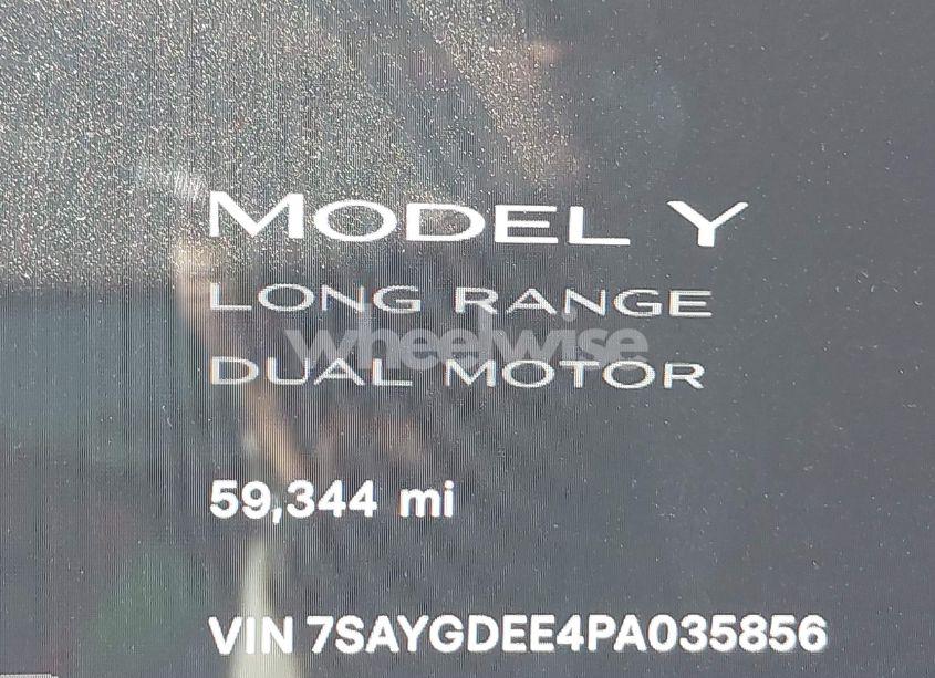Photo 15 of 2023 Tesla Model Y AWD/LONG RANGE DUAL MOTOR ALL-WHEEL DRIVE (VIN 7SAYGDEE4PA035856)