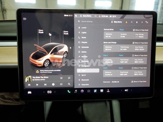 Photo 3 of 2023 TESLA MODEL Y (VIN 7SAYGDEE4PA099296)