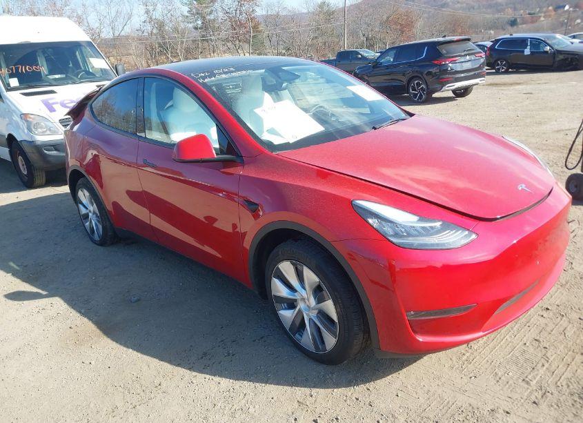 2023 Tesla Model Y AWD/LONG RANGE DUAL MOTOR ALL-WHEEL DRIVE (VIN 7SAYGDEE4PA141398) main photo