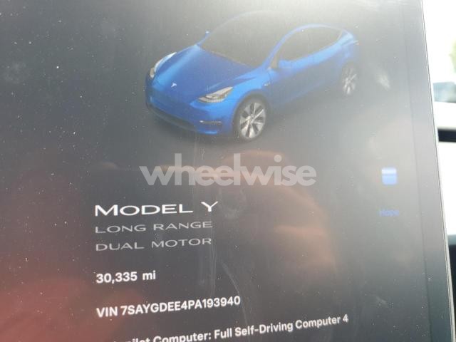Photo 10 of 2023 TESLA MODEL Y (VIN 7SAYGDEE4PA193940)