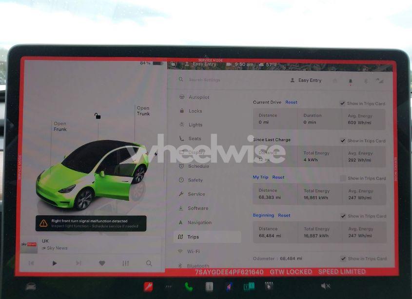 Photo 19 of 2023 Tesla Model Y AWD/LONG RANGE DUAL MOTOR ALL-WHEEL DRIVE (VIN 7SAYGDEE4PF621640)