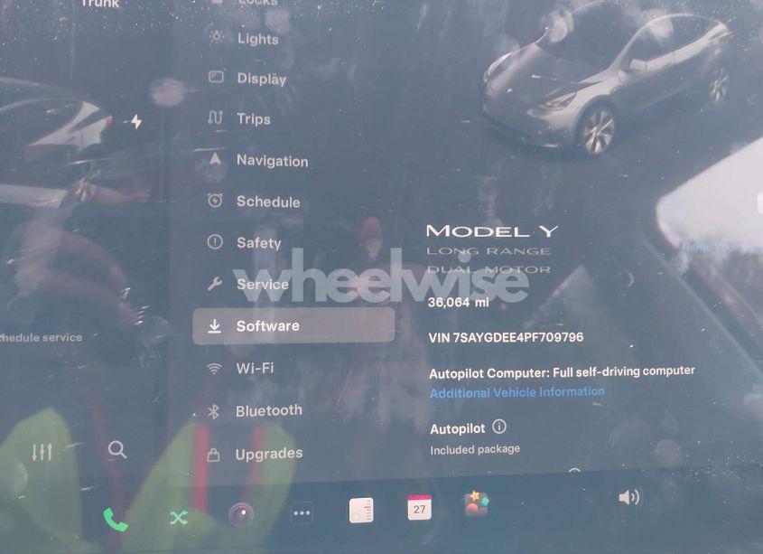 Photo 16 of 2023 Tesla Model Y AWD/LONG RANGE DUAL MOTOR ALL-WHEEL DRIVE (VIN 7SAYGDEE4PF709796)