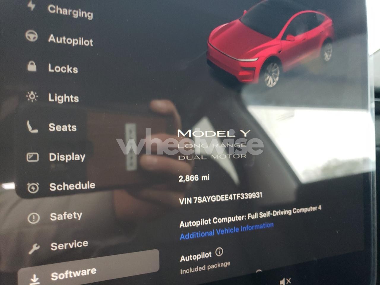 Photo 9 of 2026 TESLA MODEL Y N/A (VIN 7SAYGDEE4TF339931)