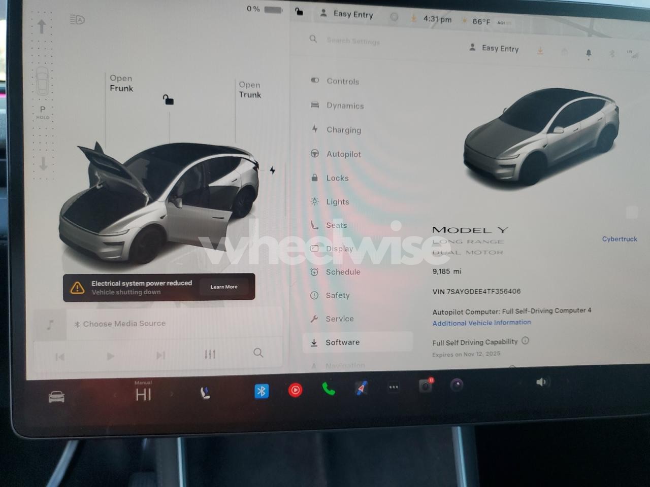 Photo 9 of 2026 TESLA MODEL Y (VIN 7SAYGDEE4TF356406)