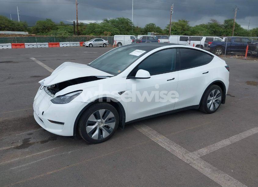 Photo 2 of 2022 Tesla Model Y LONG RANGE DUAL MOTOR ALL-WHEEL DRIVE (VIN 7SAYGDEE5NF531913)